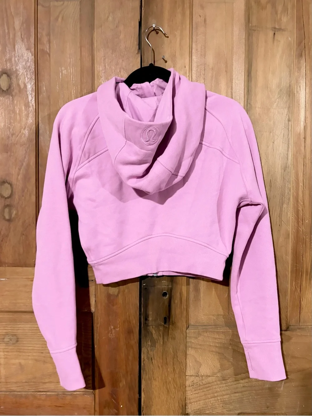 Lululemon – Scuba Full-Zip Cropped Hoodie Jacket – Dahlia Mauve – Sz. 6